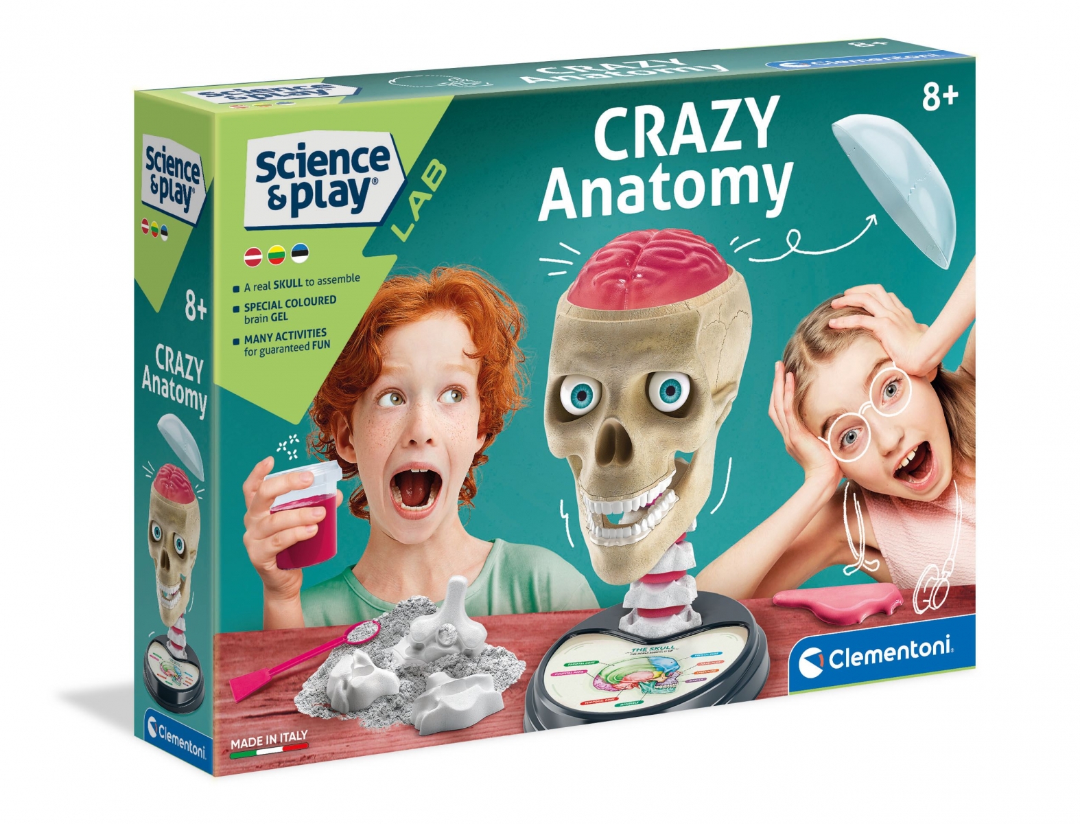 CLEMENTONI SCIENCE pažinimo rinkinys Anatomy dovanos nuotrauka