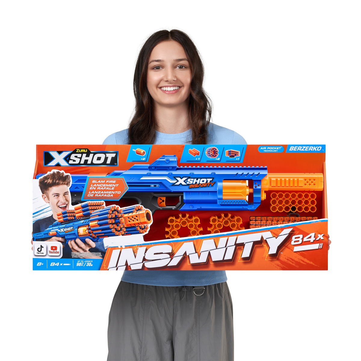 X-SHOT žaislinis šautuvas Berzerko Insanity, 1 serija, 36610