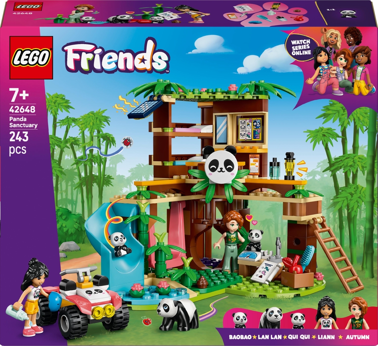 42648 LEGO® Friends Gyvūnų priežiūra pandų prieglaudoje | LEGO Friends