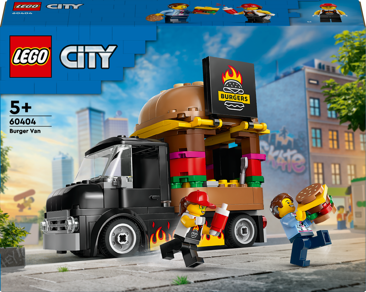 60404 LEGO® City Mėsainių Sunkvežimis | LEGO City