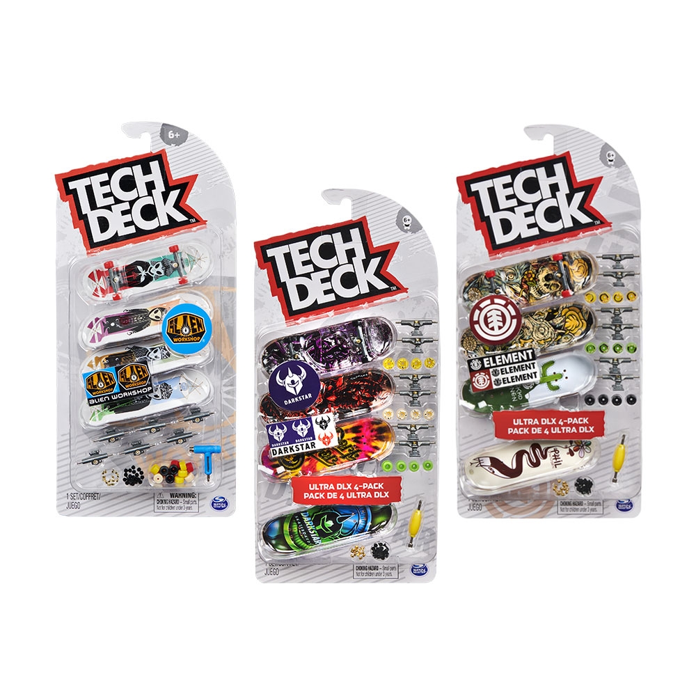 TECH DECK riedlenčių rinkinys Bonus Sk8 Shop, 4 vnt., 6028815