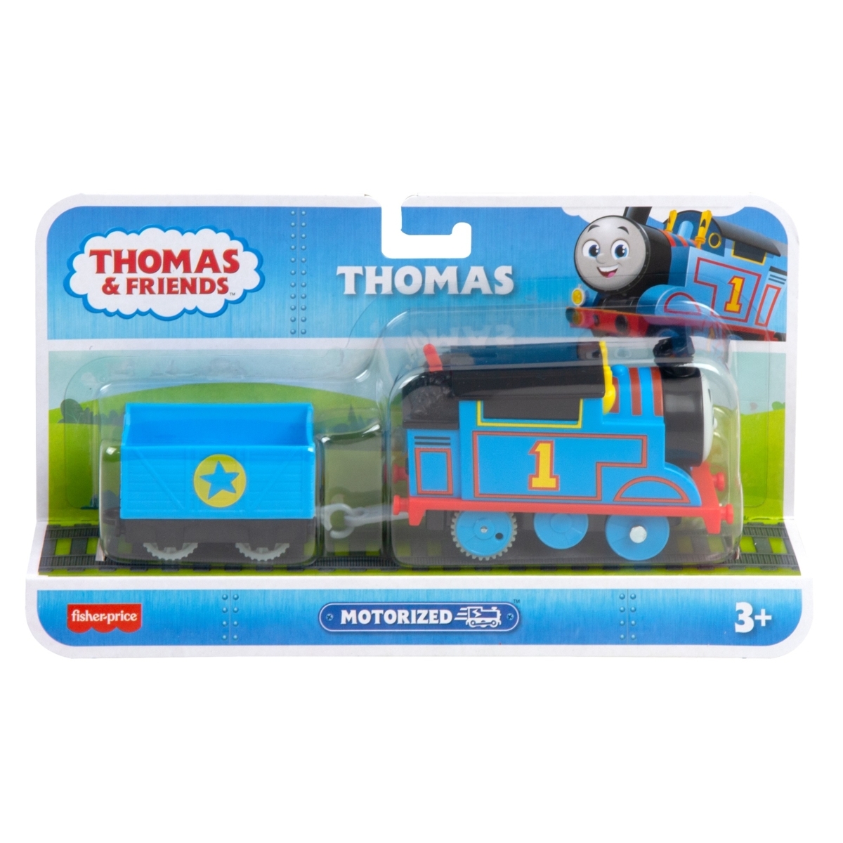THOMAS & FRIENDS motorizuotas garvežiukas su vagonu 2021, HFX96
