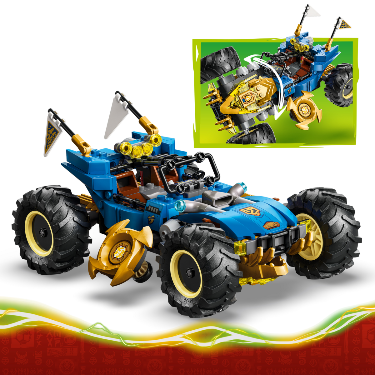 71856 LEGO® NINJAGO® Jay transformuojamas automobilis | LEGO