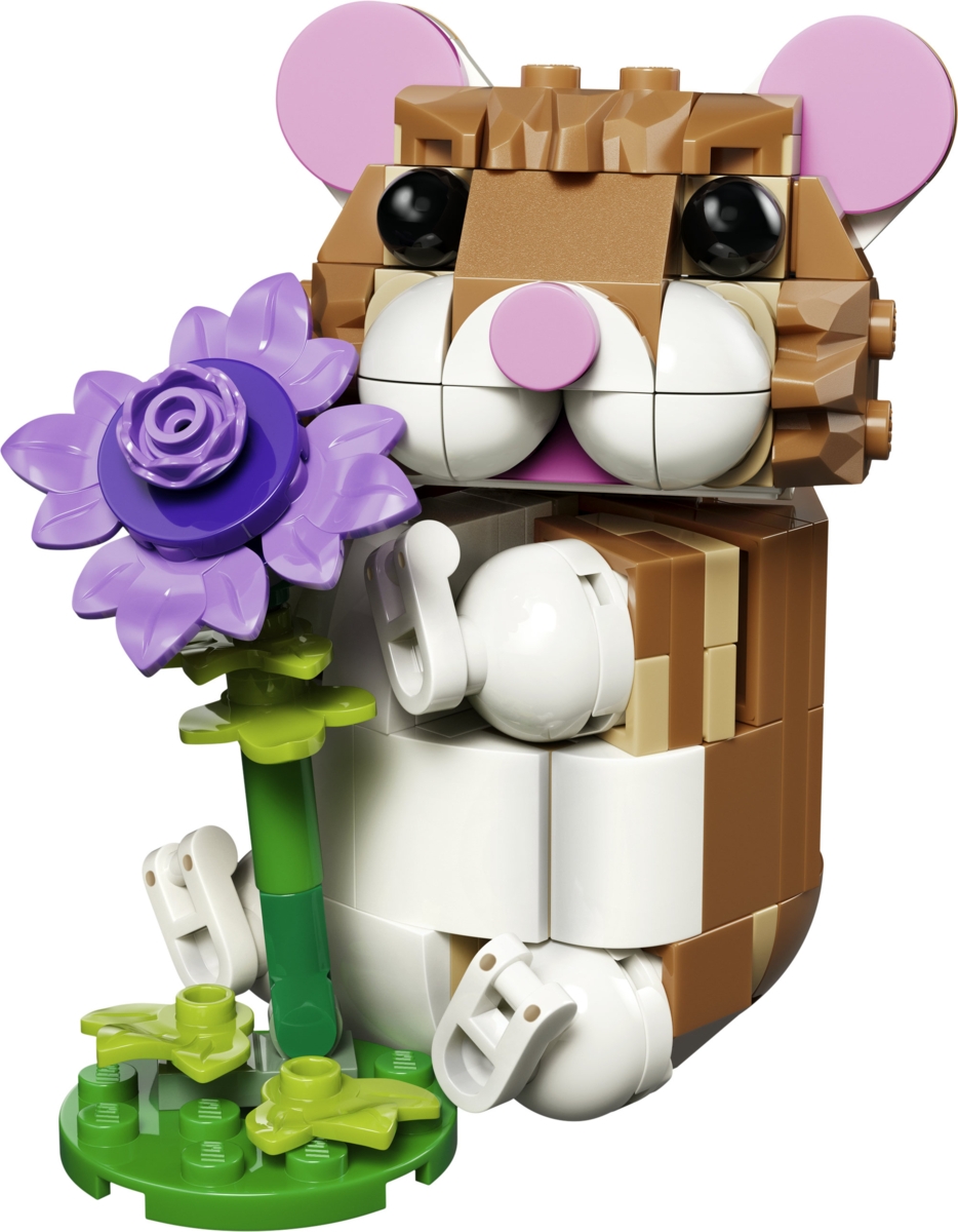 31376 LEGO® Creator Mielas žiurkėnas su gėle | LEGO