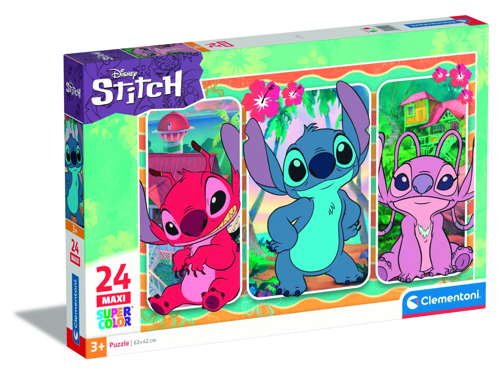 CLEMENTONI DISNEY STITCH maxi dėlionė, 24 d., 24029 | Dėlionės vaikams