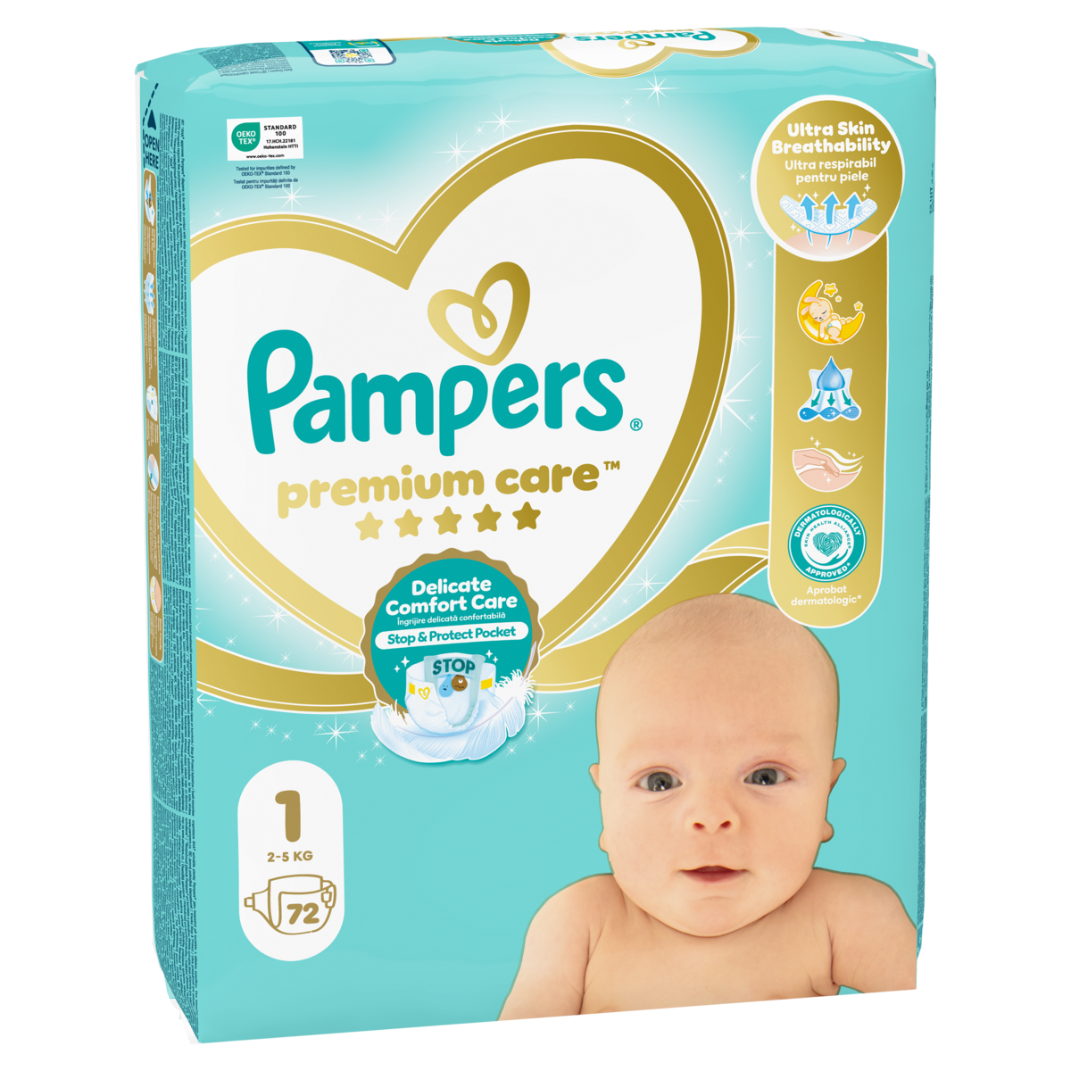 pampers1様 PAMPERS Sauskelnės Premium Care 1 dydis, 2-5kg, 72 vnt., 81784163