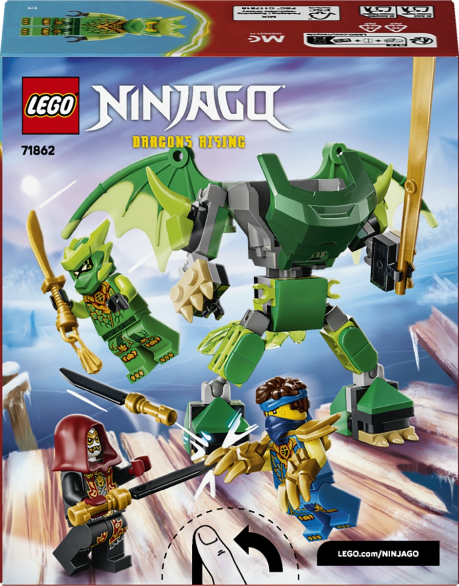 71862 LEGO® NINJAGO® Lloyd drakono-roboto kovos rinkinys | LEGO