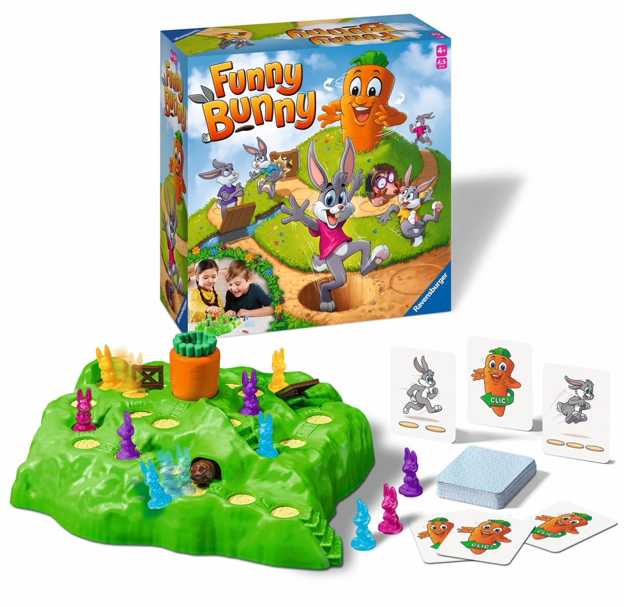 RAVENSBURGER žaidimas Funny Bunny'23, 22373 | Klasikiniai