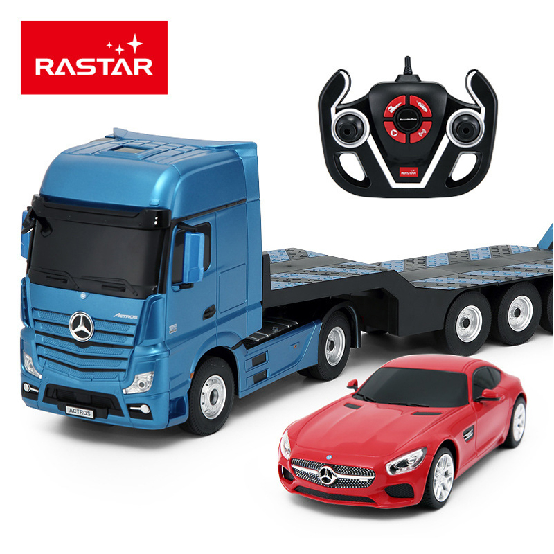 Mercedes-Benz ACTROS　ラジコン RASTAR vilkikas su automobiliu valdomas RC Mercedes-Benz Actros