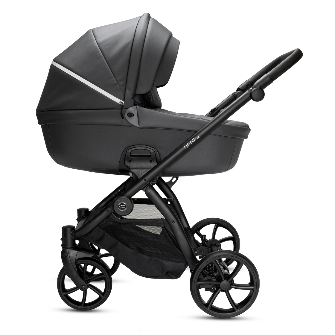 NOORDI universalus vežimėlis FJORDI V2 LEATHER 2in1, Shadow grey
