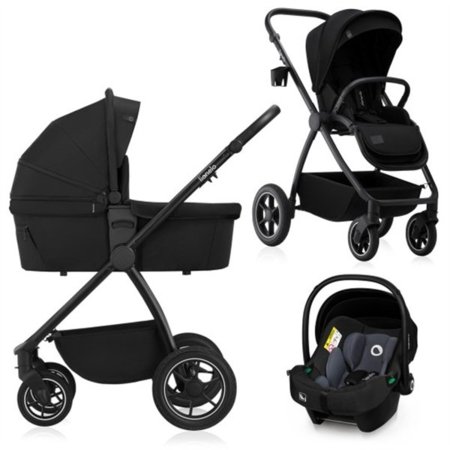 LIONELO universalus vežimėlis MERIL 3in1, Black onyx 