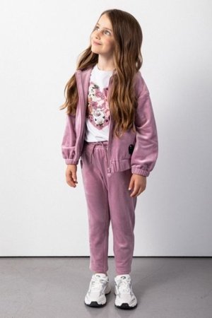 COCCODRILLO džemperis CRAFT PUNK GIRL KIDS, rožinis, ZC5132401CGK-033-104, 104 cm 