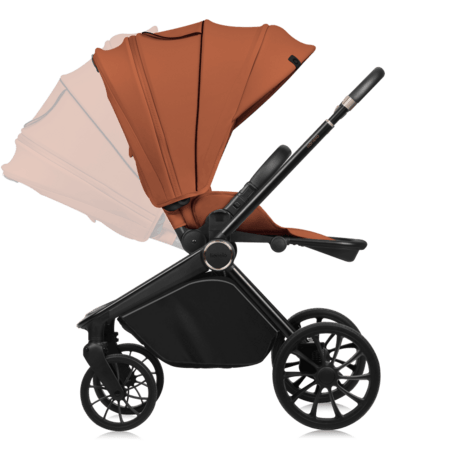 LIONELO universalus vežimėlis MIKA PLUS 3in1, Brown rust, LO-MIKA PLUS 3IN1 