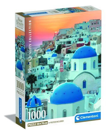 CLEMENTONI HQC dėlionė Santorini, 1000 d., 39912 