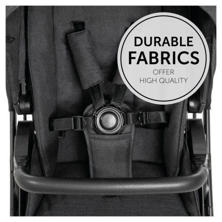 HAUCK universalus vežimėlis VISION X SET 2in1, Melange Black, 165232 165232