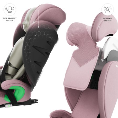 KINDERKRAFT automobilinė kėdutė JUNIOR FIX 2 PLUS, 100-150 cm., Pink, KCJUFI20PNKPL0N 