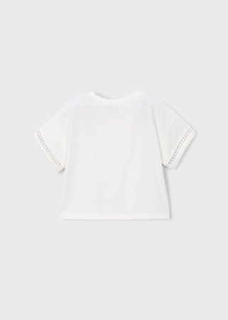 MAYORAL marškinėliai trumpomis rankovėmis, natural, 3.012-83, cm 