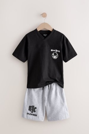 NEXT marškinėliai trumpomis rankovėmis ir šortai, E45729, 152 