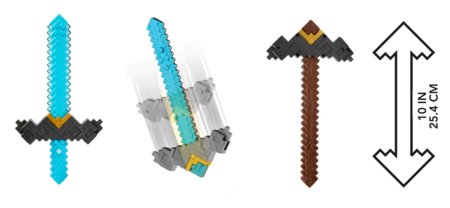 MINECRAFT transformuojamas kardas, JFR72 