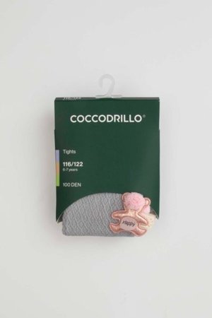 COCCODRILLO pėdkelnės TIGHT BAMBOO, pilkos, ZC5380902TBP-019-092, 92/98 cm 