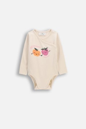 COCCODRILLO smėlinukas ilgomis rankovėmis, smėlio spalvos, dydis 