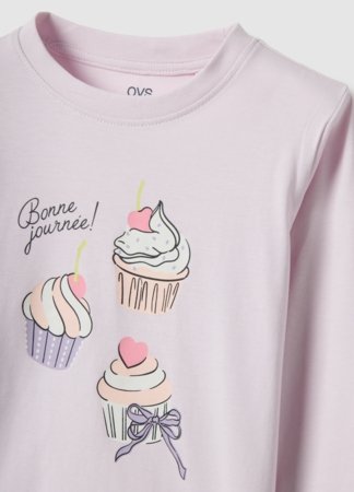 OVS marškinėliai ilgomis rankovėmis, 110 cm, 002558301 