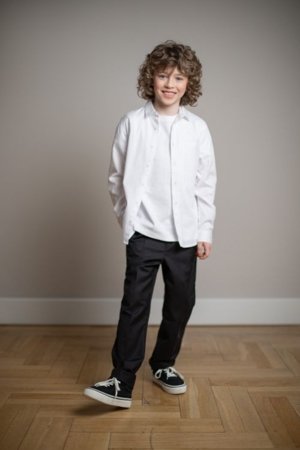 COCCODRILLO kelnės, juodos, dydis 