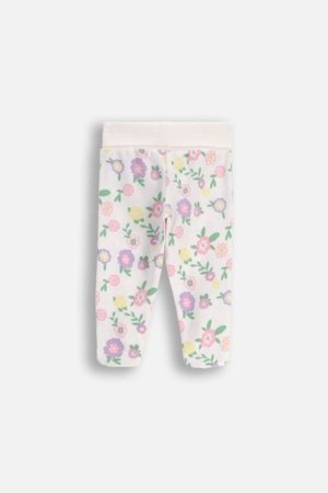 COCCODRILLO tamprės HAPPY PUPPY GIRL NEWBORN, kreminės, cm 