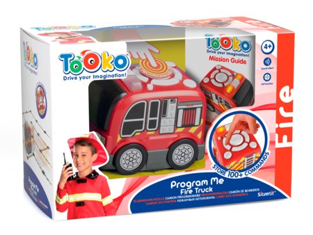 SILVERLIT TOOKO programuojamas gaisrinės automobilis, SI 81470 