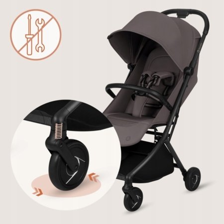 LIONELO sportinis vežimėlis SIA, Beige taupe, LO-SIA 