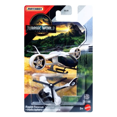 MATCHBOX Jurassic World tematikos automodeliukas, asort., JGL59 