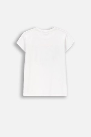 COCCODRILLO marškinėliai trumpomis rankovėmis, balti, WC6143206FGJ-001-158, 158 dydis 