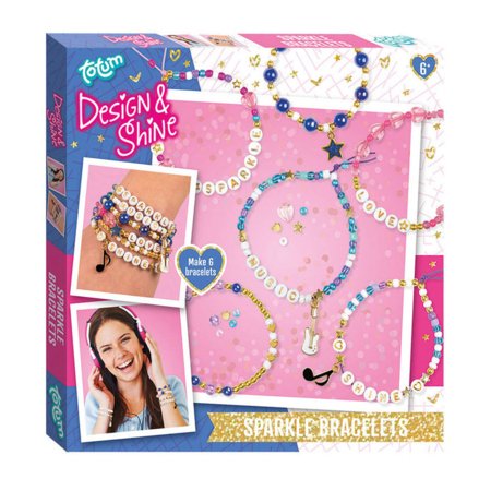 TOTUM kūrybinis rinkinys Design & Shine Sparkle Bracelets, 28234 