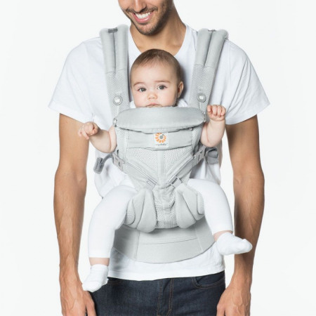 ERGOBABY nešioklė OMNI 360 COOL AIR Mesh, pearl grey, BCS360PGREY BCS360PGREY