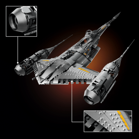 75442 LEGO® Star Wars™ mandaloriečio erdvėlaivis „N-1 Starfighter™“ 