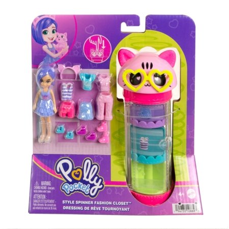 POLLY POCKET mados priedų ir spintos rinkinys asort, HKW04 HKW04