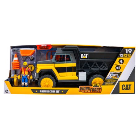 CAT krovinių vežimo trasnsporto priemonė su priedais Workforce Hauler Action Set, 83458 