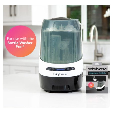 BABY BREZZA buteliukų plovimo įrenginio WASHER PRO plovimo tabletės, 120 vnt. 