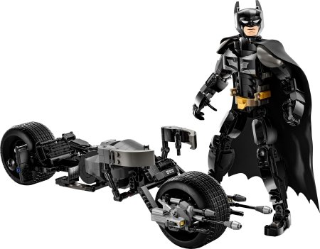 76273 LEGO® DC Batman™ Betmeno konstruojama figūrėlė ir motociklas 