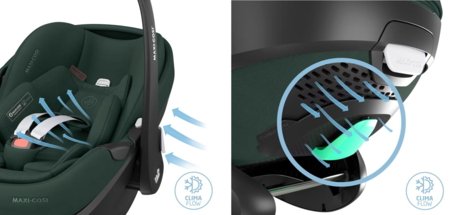 MAXI COSI automobilinė kėdutė PEBBLE 360 Pro 2, Twillic Green, 8052403110 