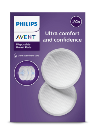PHILIPS AVENT vienkartiniai įklotai į liemenėlę, 24 vnt., SCF254/24 1/616