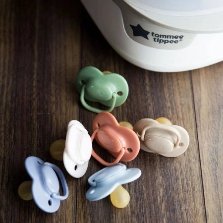 TOMMEE TIPPEE lateksiniai čiulptukai, apvalūs 0-6 mėn., 2 vnt., 433532 