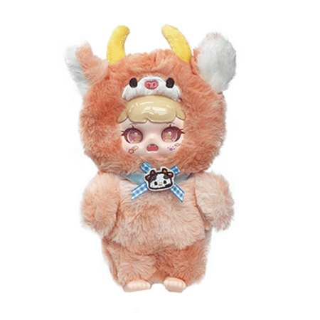 MIYOO 2 pliušinė lėlė su viniliniu veiduku, 20 cm, asort, YL0334 