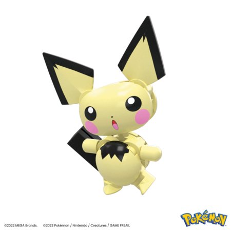 MEGA CONSTRUX POKEMON konstruktorius Pikachu evoliucija, HKT23 HKT23