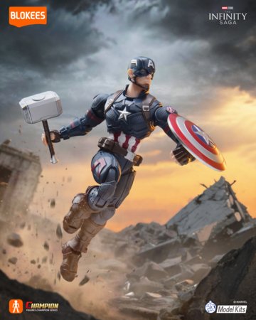 Blokees transformeris  Marvel Heros - Champion Class Captain America, 81115 