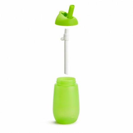 MUNCHKIN gertuvė su šiaudeliu SIMPLE CLEAN, 237ml, green, 12m+, 90017 90017