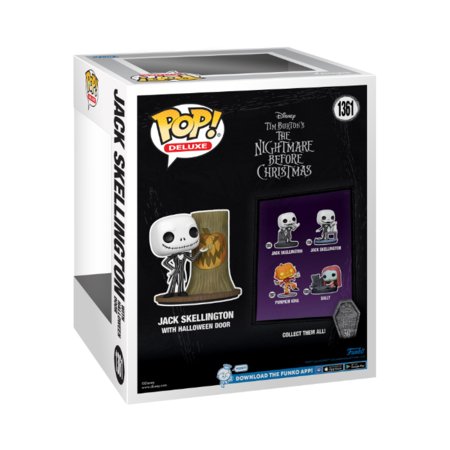 FUNKO POP vinilinė figūrėlė: The Nightmare Before Christmas - Jack Skellington (with Halloween Door), 72311 