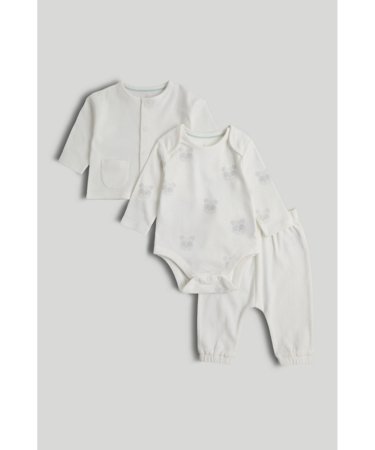 MOTHERCARE megztinis, smėlinukas ir kelnės, AW21501 cm 