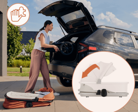 LIONELO universalus vežimėlis LAYLA 2in1, Beige taupe, LO-LAYLA 2IN1 