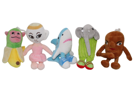 BRAIN ROT kalbantis pliušinis pakabukas 15 cm, asort., BD1270 